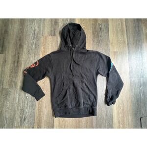 Nitro Circus Hoodie Small Black Graphic Rock On Hand Skateboards‎ Sleeve Print